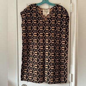 Ace&Jig Olive Shift Dress in Walnut